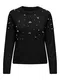 ONLY Pulover 'ONLAddie'  crna / prozirna / biserno bijela