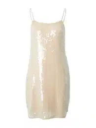 Jeans Šaty světle béžová