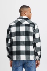 BLEND Übergangsjacke grau/schwarz/weiß