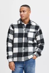 BLEND Übergangsjacke grau/schwarz/weiß