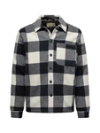 BLEND Übergangsjacke grau/schwarz/weiß
