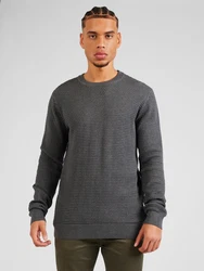 KnowledgeCotton Apparel Pullover Vagn graphit