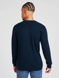 KnowledgeCotton Apparel Pullover Vagn dunkelblau