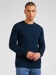 KnowledgeCotton Apparel Pullover Vagn dunkelblau