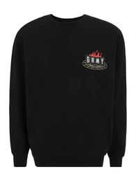 Sweatshirt 'BACK AT YOU' kitt / rot / schwarz / wei