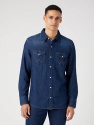Wrangler Jeanshemd (27) blau