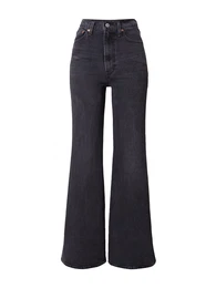 LEVI'S Traperice 'Ribcage Bell Jeans' crni traper