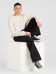 WEEKDAY Pullover Jesper weiß