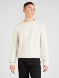 WEEKDAY Pullover Jesper weiß