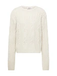 WEEKDAY Pullover Jesper weiß