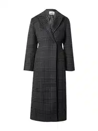 Přechodný kabát 'Delia' antracitová / tmavě šedá / černá