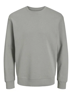 JACK & JONES Sweatshirt JJESTAR BASIC (4012) grau JACK & JONES Sweatshirt JJESTAR BASIC (4012) grau