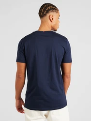 Les Deux T-Shirt 'Lens' navy/wei