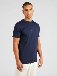 Les Deux T-Shirt 'Lens' navy/wei