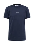 Les Deux T-Shirt 'Lens' navy/wei