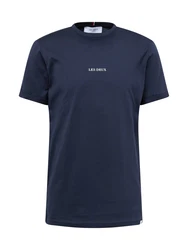 Les Deux T-Shirt 'Lens' navy/wei