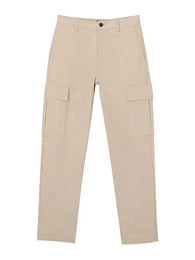 Hose dunkelbeige