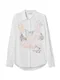Desigual Bluza  narančasta / roza / crna / bijela