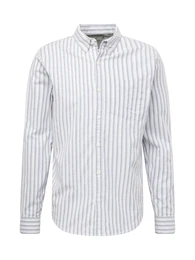 Hemd 'OXFORD' taubenblau / orange / wei