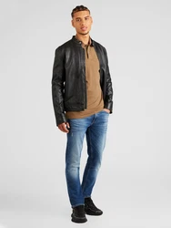 BOSS Poloshirt Pallas hellbraun/schwarz/weiß
