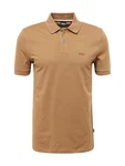 BOSS Poloshirt Pallas hellbraun/schwarz/weiß