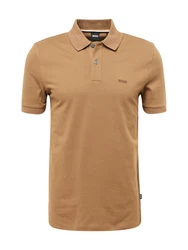 BOSS Poloshirt Pallas hellbraun/schwarz/weiß