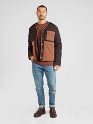 TOPMAN Jacke chamois/dunkelbraun