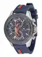 TOMMY HILFIGER Uhr blau / rot / silber / wei
