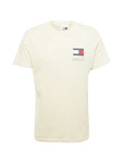 Tommy Jeans T-Shirt 'Essential' creme / dunkelblau / rot / weiß