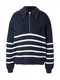 HOLLISTER Pulover  mornarsko plava / bijela