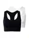 Champion Authentic Athletic Apparel Športni nederček  črna / bela