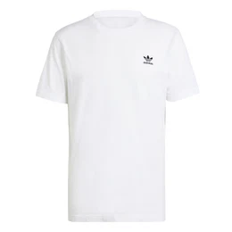 T-Shirt 'Trefoil Essentials' schwarz / wei