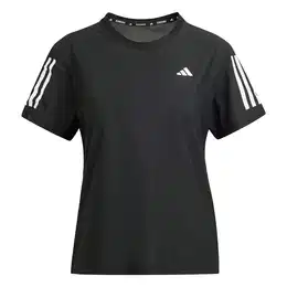 ADIDAS PERFORMANCE Funkční tričko 'Own The Run' černá / bílá
