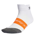 ADIDAS TERREX Sportsocken dunkelgrau / orange / weiß
