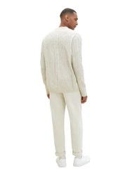 TOM TAILOR Pullover Strick beigemeliert