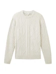TOM TAILOR Pullover Strick beigemeliert