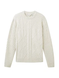Pullover beigemeliert
