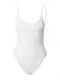 Calvin Klein Swimwear Enodelne kopalke  bela