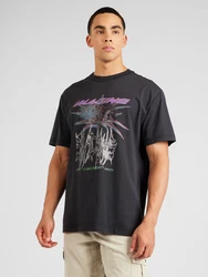 WEEKDAY T-Shirt grn/lila/schwarz/offwhite