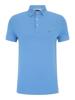Tommy Hilfiger Poloshirt Core 1985 1985 SLIM POLO hellblau
