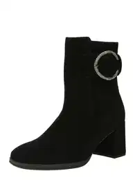 Nízké kozačky černá / stříbrná