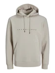 JACK & JONES Sweatshirt 'JJEStar' kitt/schwarz