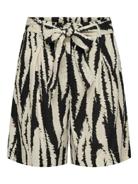 Kalhoty se sklady v pase 'PALERMO' béžová / černá