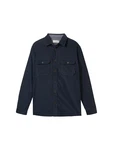 TOM TAILOR Hemd navy / grau