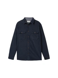 TOM TAILOR Hemd navy / grau