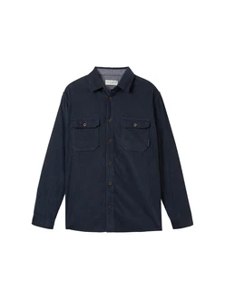 TOM TAILOR Hemd navy / grau
