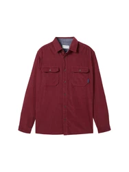 TOM TAILOR Hemd rosa/weinrot