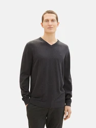 TOM TAILOR Pullover dunkelgrau