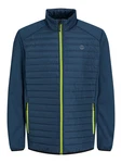 JACK & JONES Jacke JJEMULTI QUILTED COLLAR NOOS navy/grasgrn/wei