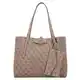 GUESS Shopper torba 'Eco Brenton'  svijetlobež / tamno bež